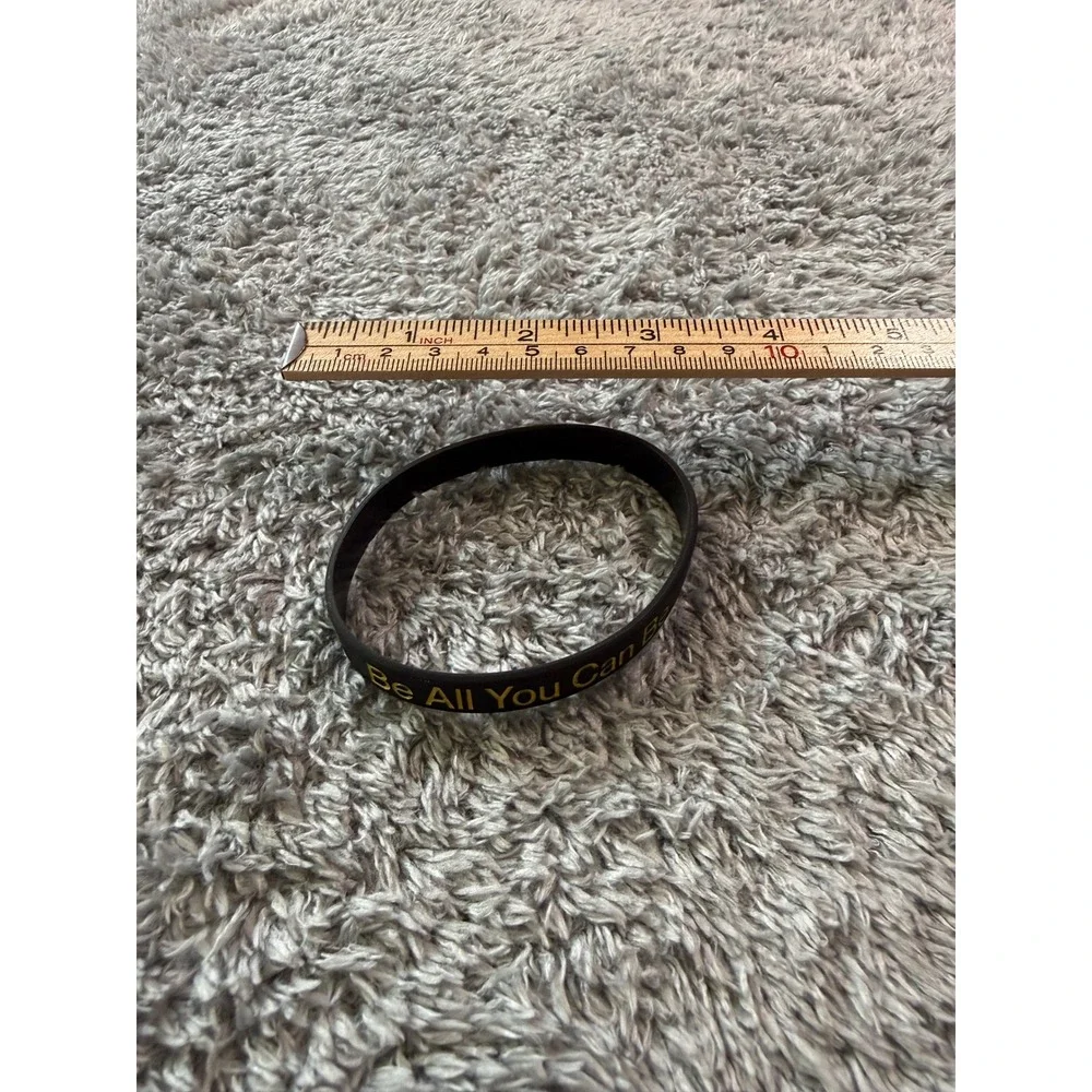 Unbranded Unisex Be All You Can Be Wristbands 50 Count Black Gold Silicone